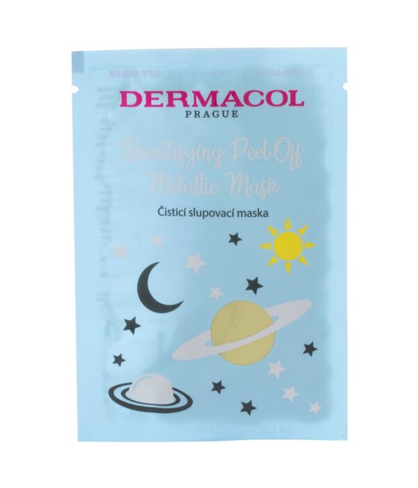Dermacol Beautifying Peel-off Metallic Mask Wszystkie rodzaje skóry 15 ml W