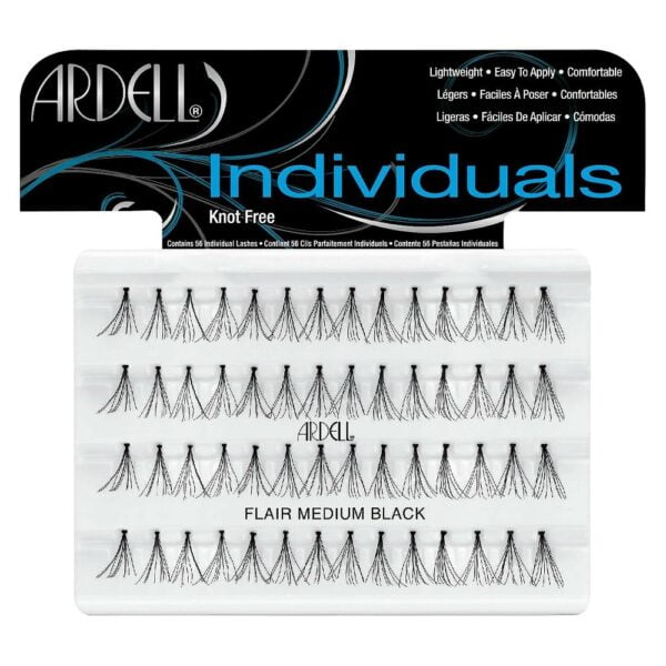 Ardell Rzęsy i akcesoria Individual Knotted zestaw 56 kępek rzęs Medium Black (P1)