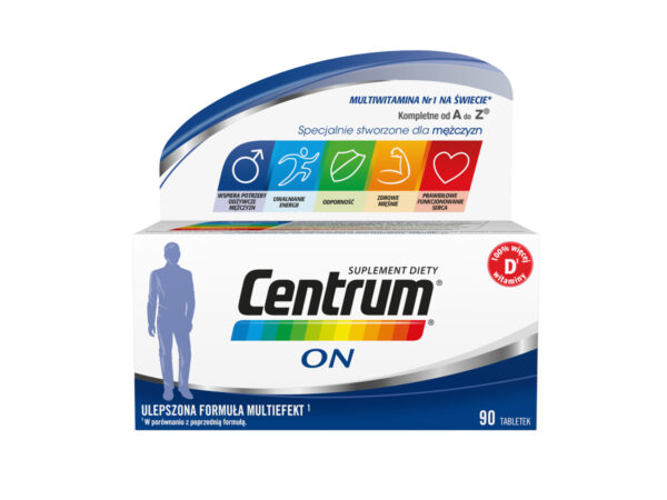 Centrum On witaminy i minerały dla mężczyzn suplement diety 90 tabletek (P1)