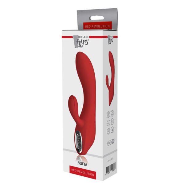Dream Toys Red Revolution Sofia wibrator w kształcie króliczka (P1)