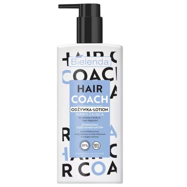 Bielenda Hair Coach nawilżająca odżywka-lotion do włosów cienkich i bez objętości 250ml (P1)