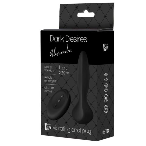 Dream Toys Dark Desires Alexandra wibrujący korek analny (P1)