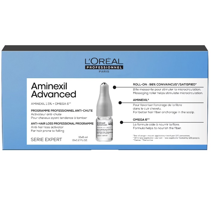 L'Oreal Professionnel Serie Expert Aminexil Advanced zaawansowana kuracja przeciw wypadaniu włosów 10x6ml (P1)