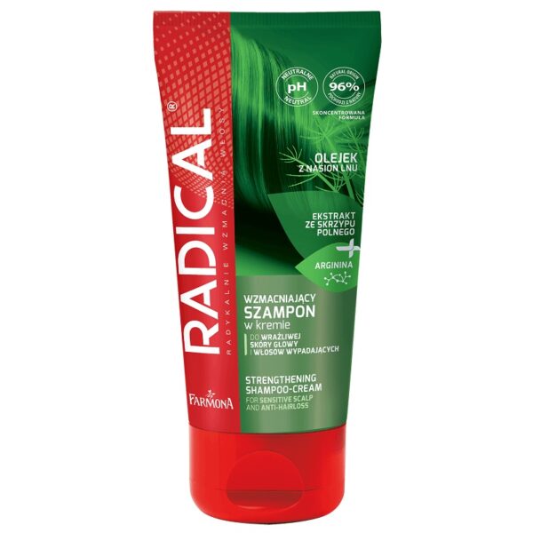 Farmona Radical wzmacniający szampon w kremie do wrażliwej skóry głowy i włosów wypadających 200ml (P1)