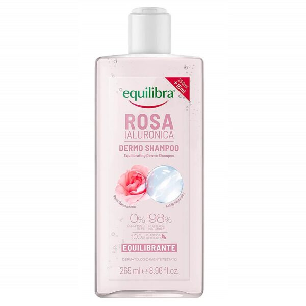 Equilibra Rosa Balancing Dermo Shampoo równoważący szampon z ekstraktem z róży i kwasem hialuronowym 265ml (P1)