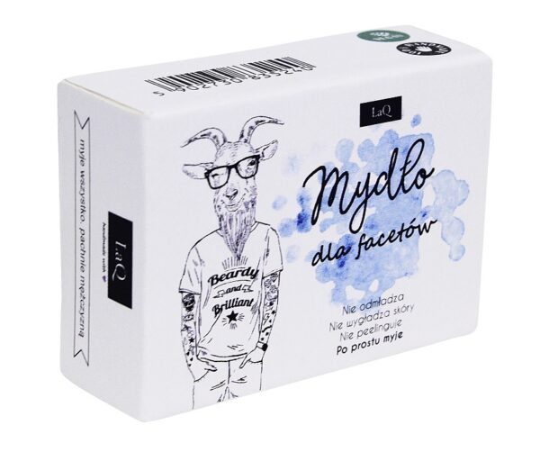 LaQ Mydło dla facetów z węglem aktywnym 85ml (P1)