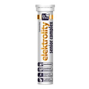 Dr Vita Elektrolity Senior Complex z sokiem suplement diety 20 tabletek musujących (P1)