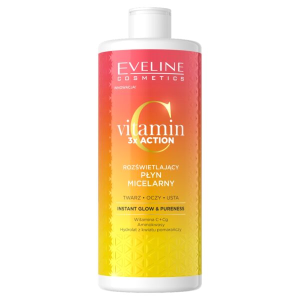Eveline Cosmetics Vitamin C 3x Action rozświetlający płyn micelarny 500ml (P1)