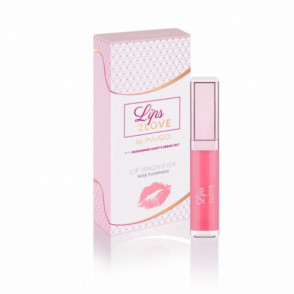 INVEO Lips 2 Love naturalny balsam powiększający usta Rose Plumpness 6.5ml (P1)