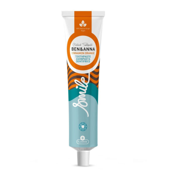 Ben&Anna Natural Toothpaste naturalna pasta do zębów z fluorem Pomarańcza z Cynamonem 75ml (P1)