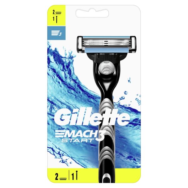 Gillette Mach3 Start maszynka do golenia + wymienne ostrza 2szt. (P1)