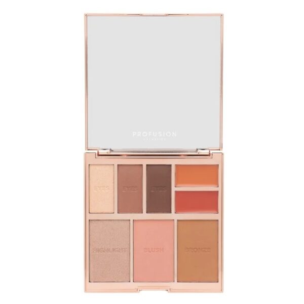 Profusion Full Face Nude Palette paleta do oczu twarzy i ust (P1)