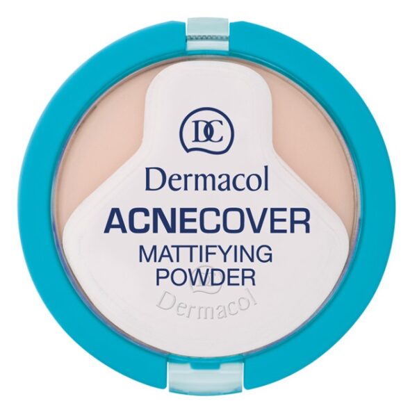 Dermacol Acnecover Mattifying Powder puder matujący w kompakcie 01 Porcelain 11g (P1)