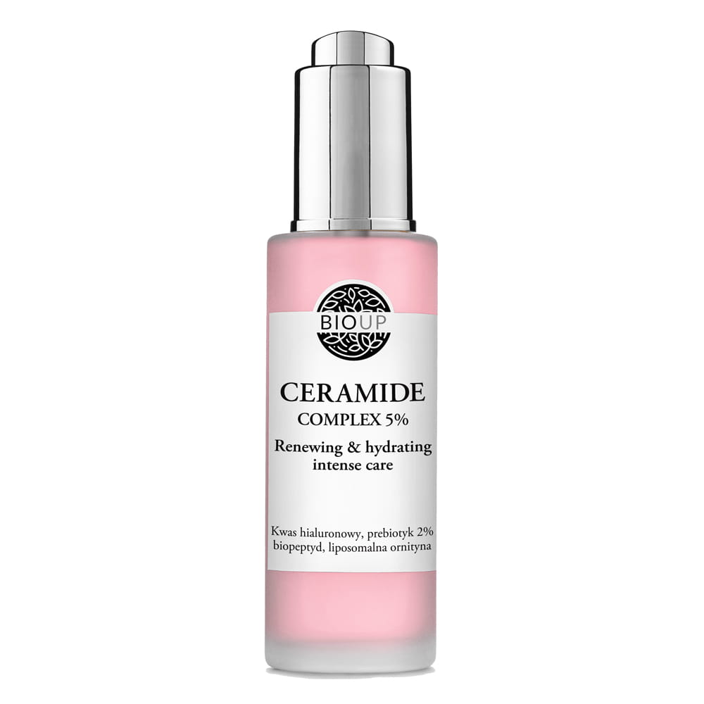 Bioup Ceramide Complex 5% Renewing & Hydrating Care serum z ceramidami prebiotykami i kwasem hialuronowym 30ml (P1)