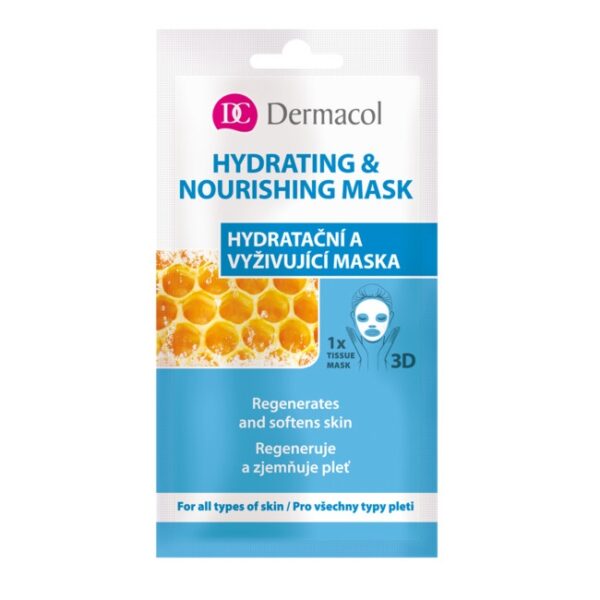 Dermacol Hydrating & Nourishing Mask nawilżająco-odżywcza maseczka w płachcie 15ml (P1)