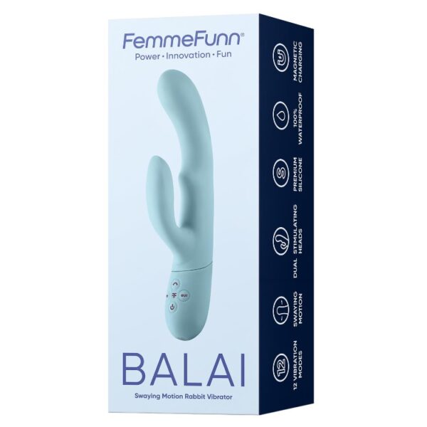 FemmeFunn Balai wibrator typu króliczek Light Blue (P1)