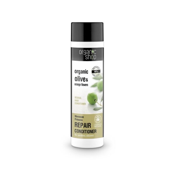 Organic Shop Moroccan Princess Repair Conditioner rewitalizująca odżywka do włosów Olive & Orange Flowers 280ml (P1)
