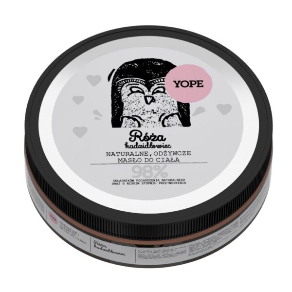 Yope Naturalne odżywcze masło do ciała Róża & Kadzidłowiec 200ml (P1)