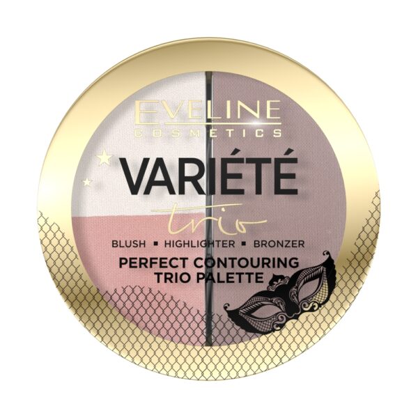 Eveline Cosmetics Variete paleta do konturowania twarzy 01 Light 10g (P1)