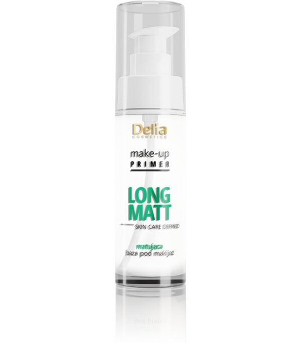 Delia Make-Up Primer Long Matt Skin Care Defined matująca baza pod makijaż 30ml (P1)