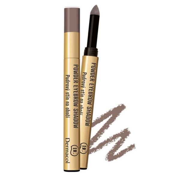 Dermacol Powder Eyebrow Shadow pudrowy cień do brwi w pisaku 02 1g (P1)