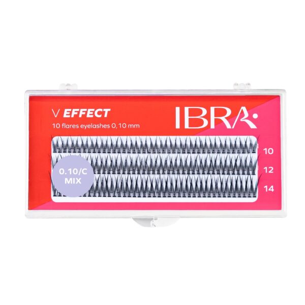 Ibra V Effect kępki rzęs Mix 120szt. (P1)