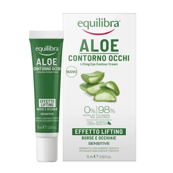 Equilibra Aloe Lifting Eye Contour Cream aloesowy liftingujący krem pod oczy 15ml (P1)