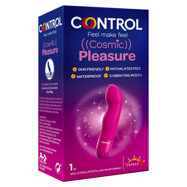 Control Cosmic Pleasure mini stymulator o lekko zakrzywionym kształcie (P1)