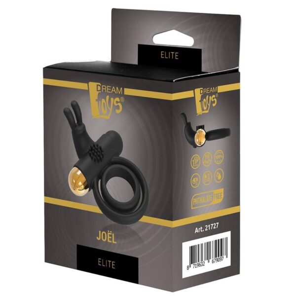 Dream Toys Elite Joel wibrujący pierścień na penisa (P1)