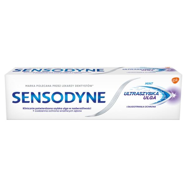 Sensodyne Ultraszybka Ulga pasta do zębów z fluorkiem 75ml (P1)
