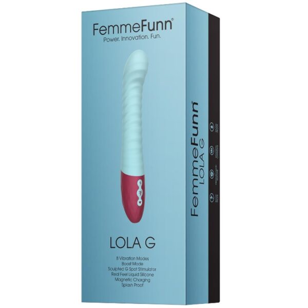 FemmeFunn Lola G wibrator do punktu G Light Blue (P1)