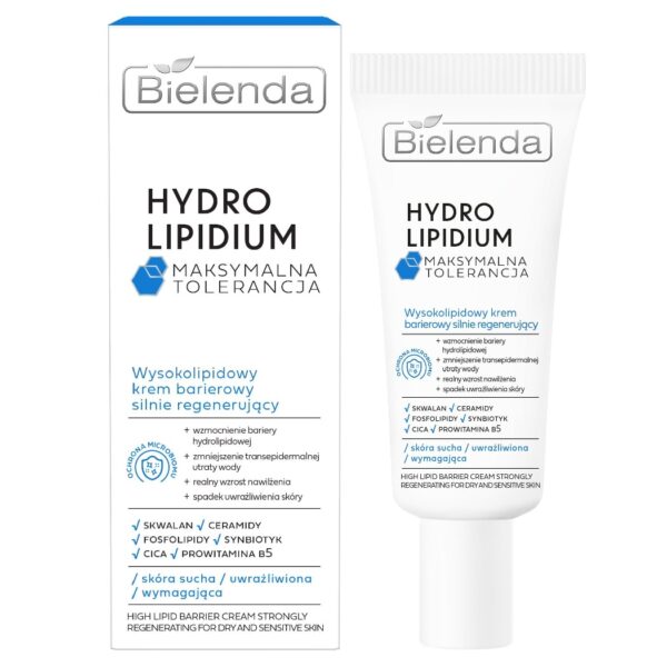 Bielenda Hydro Lipidium wysokolipidowy krem barierowy silnie regenerujący 50ml (P1)