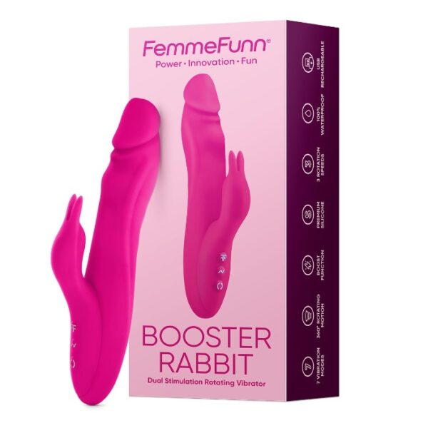 FemmeFunn Booster Rabbit wibrator typu króliczek Pink (P1)