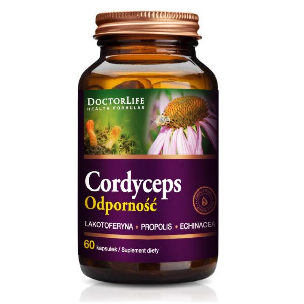 Doctor Life Cordyceps odporność suplement diety 60 kapsułek (P1)