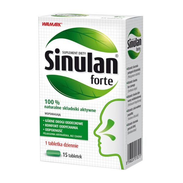 Sinulan Forte suplement diety 15 tabletek (P1)