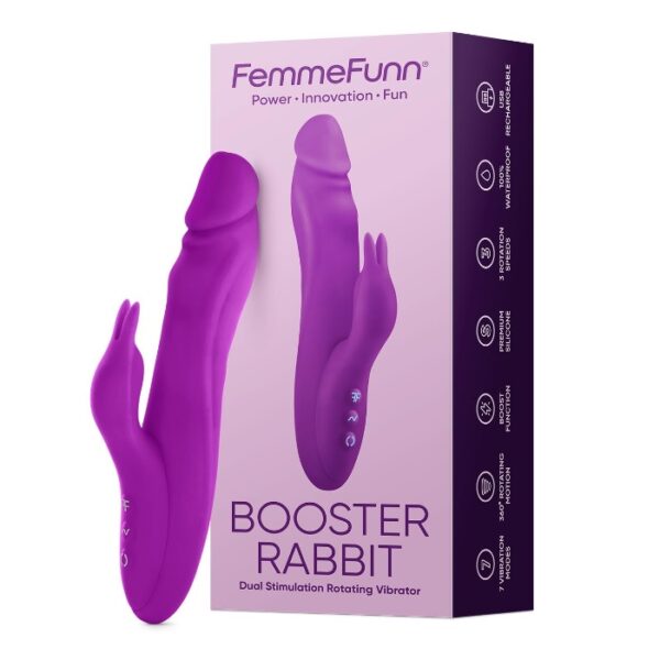 FemmeFunn Booster Rabbit wibrator typu króliczek Purple (P1)