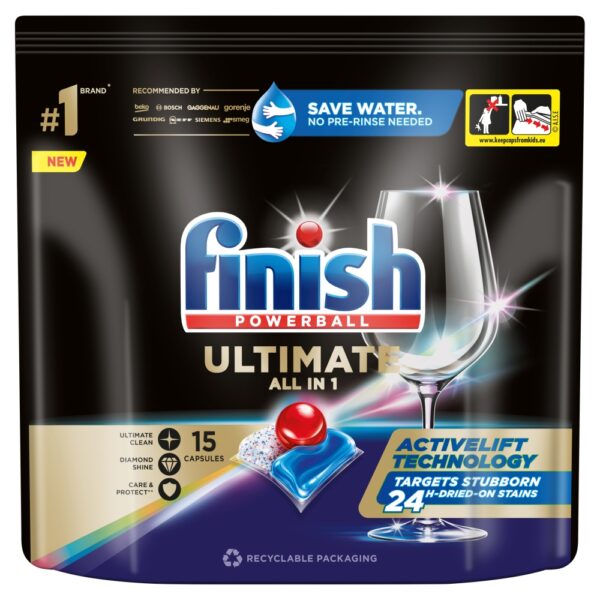 Finish Ultimate All in 1 kapsułki do zmywarki Fresh 15szt (P1)