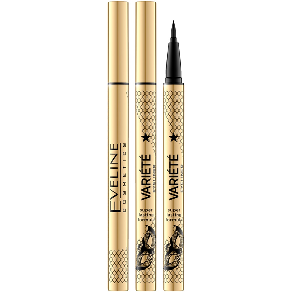 Eveline Cosmetics Variete Eyeliner wodoodporny eyeliner Ultra Black 2g (P1)
