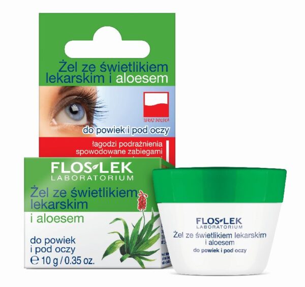 Floslek Żel ze świetlikiem lekarskim i aloesem do powiek i pod oczy 10g (P1)