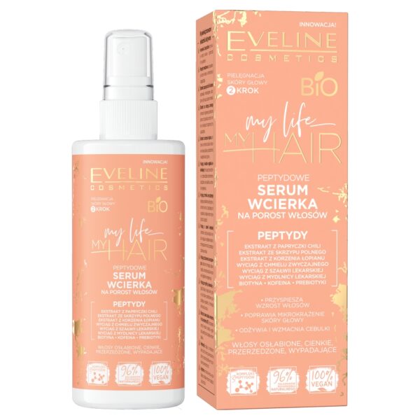 Eveline Cosmetics My Life My Hair peptydowe serum wcierka na porost włosów 150ml (P1)