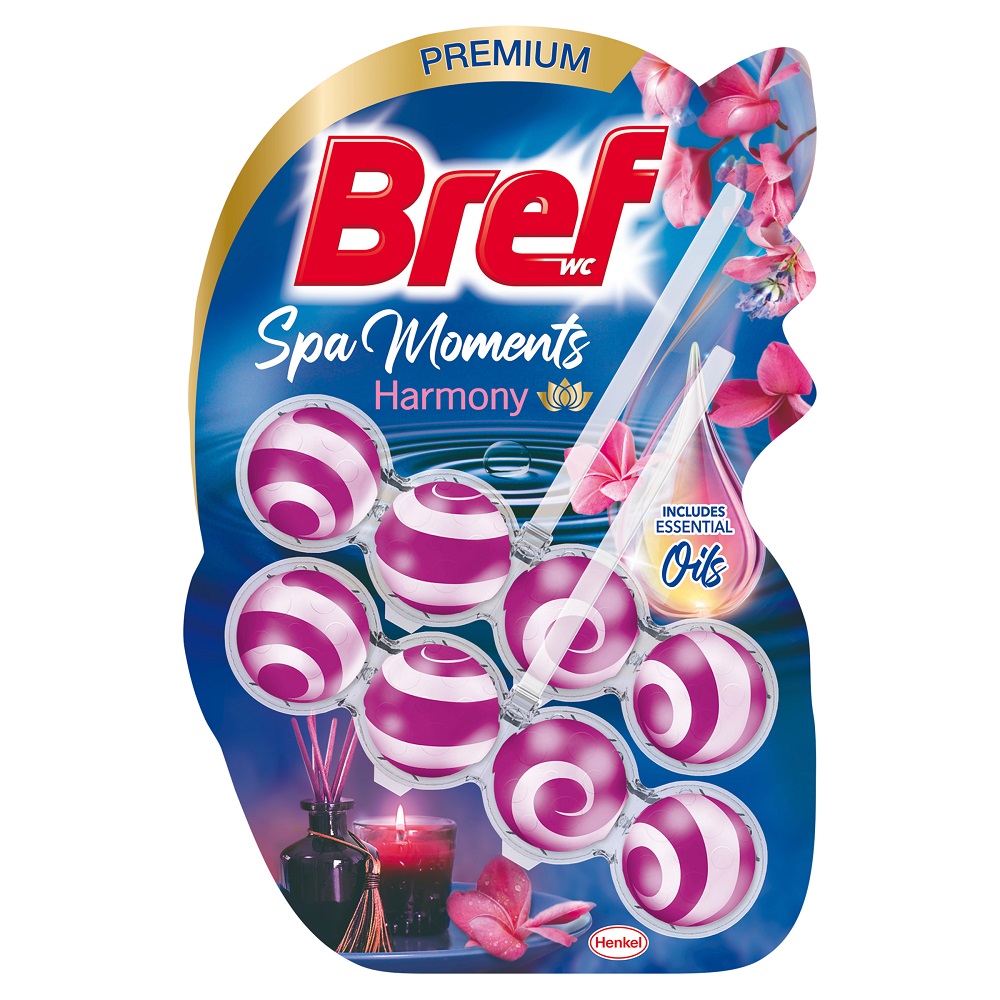 Bref Spa Moments Harmony zawieszka myjąco-zapachowa do muszli 2x50g (P1)