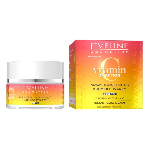 Eveline Cosmetics Vitamin C 3x Action rozświetlająco-kojący krem do twarzy 50ml (P1)