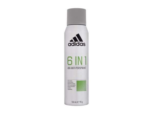 Adidas 6 In 1 Dezodorant w spray’u 150 ml M
