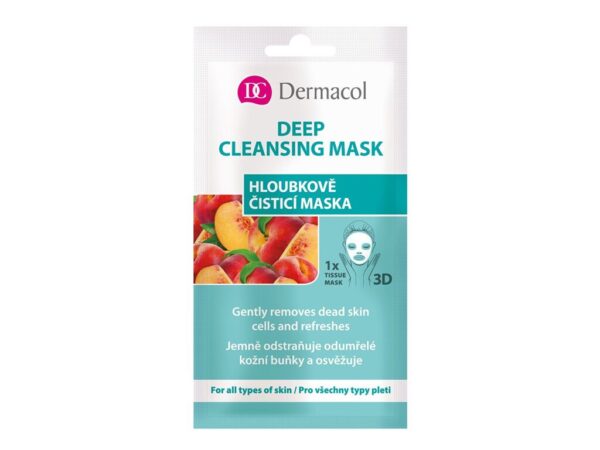 Dermacol Deep Cleansing Mask w płachcie 15 ml W