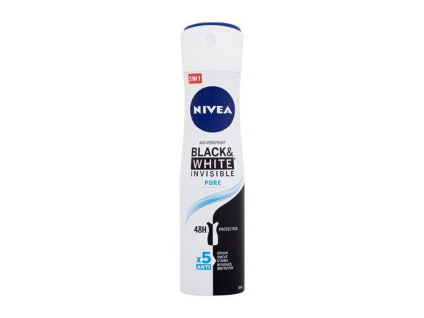 Nivea Black & White Invisible Dezodorant w spray’u 150 ml W