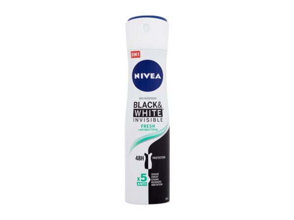 Nivea Black & White Invisible Dezodorant w spray’u 150 ml W