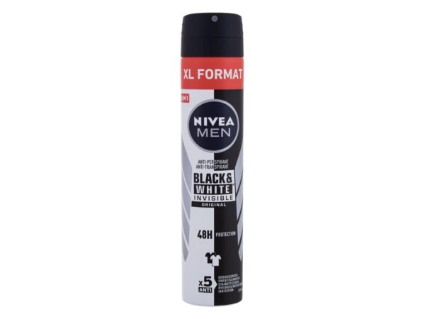 Nivea Men Invisible For Black & White Dezodorant w spray’u 200 ml M