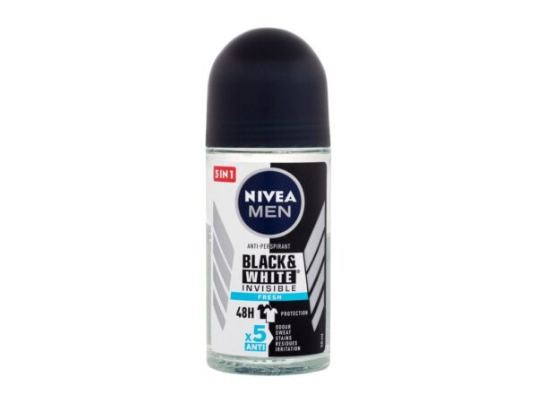 Nivea Men Invisible For Black & White Dezodorant w kulce 50 ml M