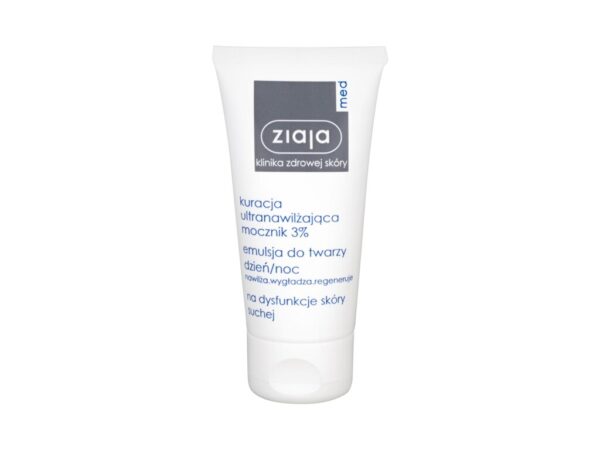 Ziaja Med Ultra-Moisturizing With Urea Bez ochrony SPF 50 ml W